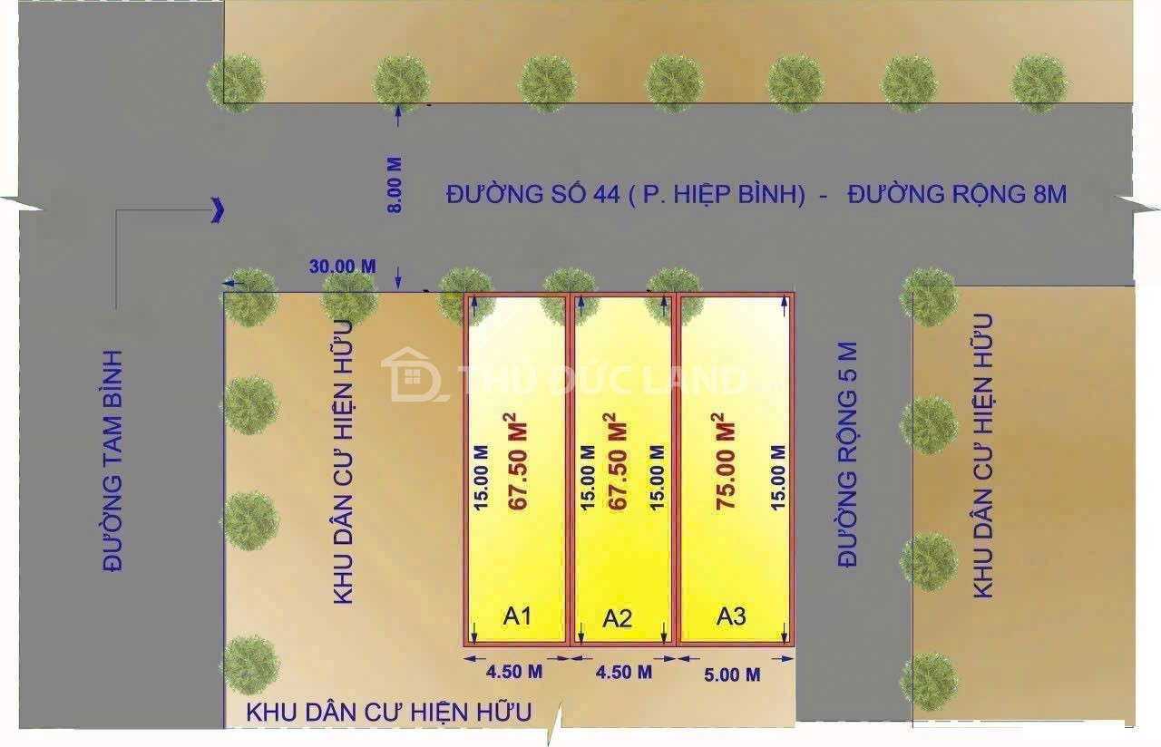 NHÀ PHỐ MẶT TIỀN ĐƯỜNG 44 – HIỆP BÌNH CHÁNH, THỦ ĐỨC