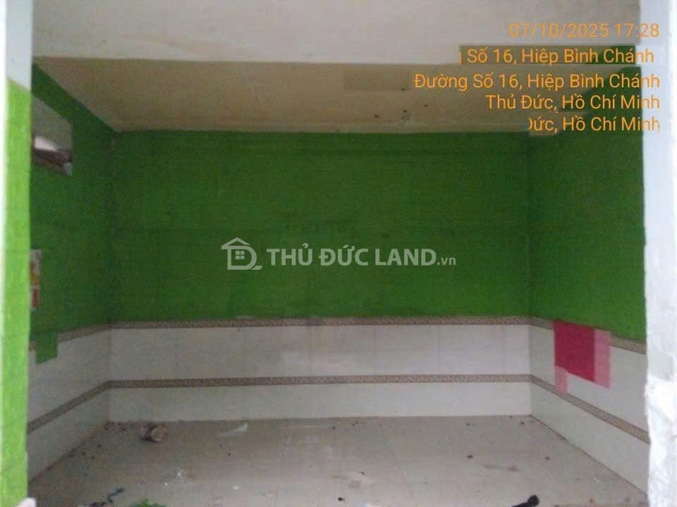 Bán phòng trọ Đường 16, Hiệp Bình Chánh (Thủ Đức) – Dãy trọ 4 phòng, sổ hồng riêng, gần Gigamall - Ảnh 5