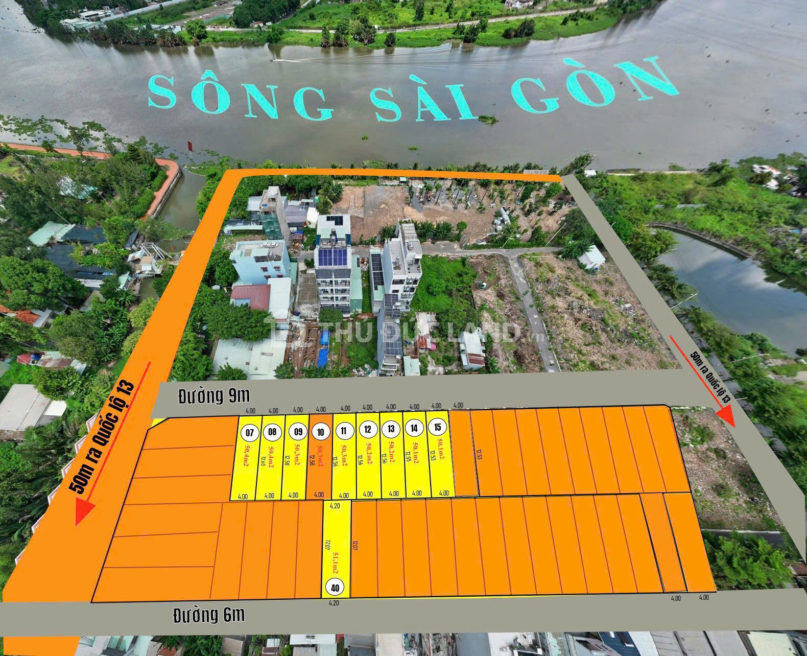 Bán 9 căn nhà phố khu đồng bộ giáp sông Sài Gòn- Vạn Phúc City, Hiệp Bình.