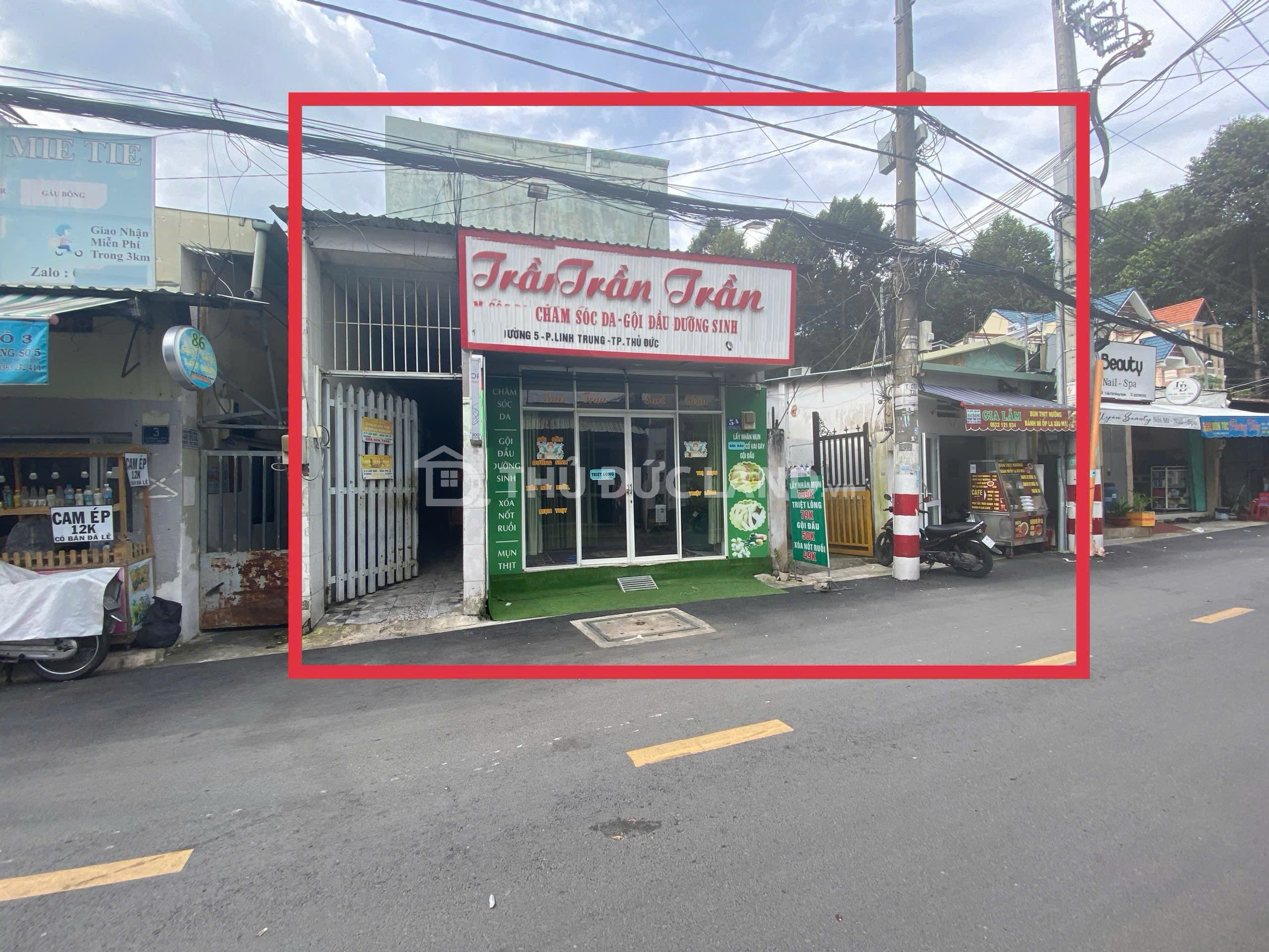 Bán phòng trọ Đường 5 Linh Trung, DT 244m2 26 phòng dòng tiền 75 Triệu/Tháng, sổ hồng riêng
