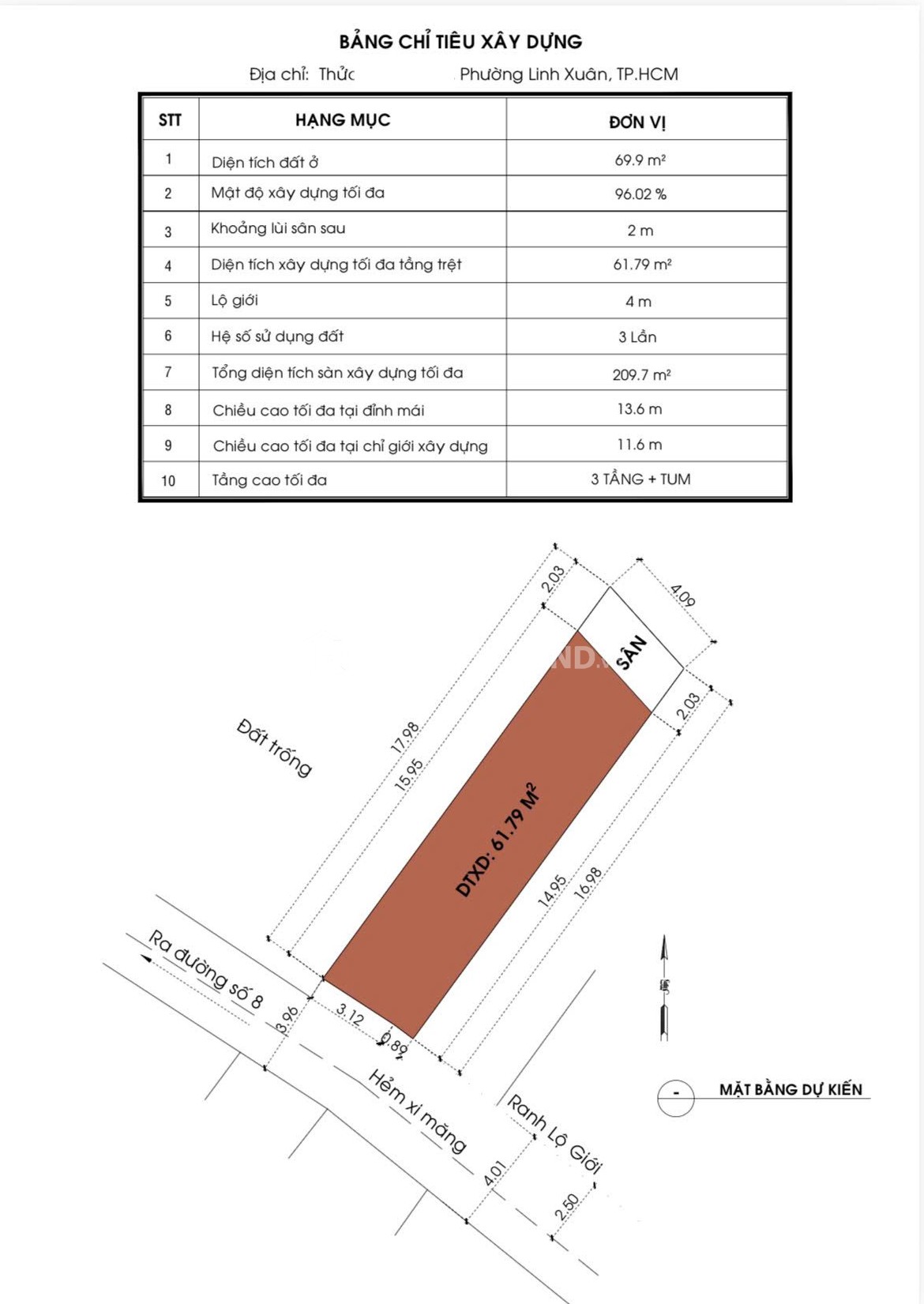 Bán đất HXH Đường 8 Linh Xuân, ngang 4m, đường trước đất 4m, DT 56.7m2 - Ảnh 5