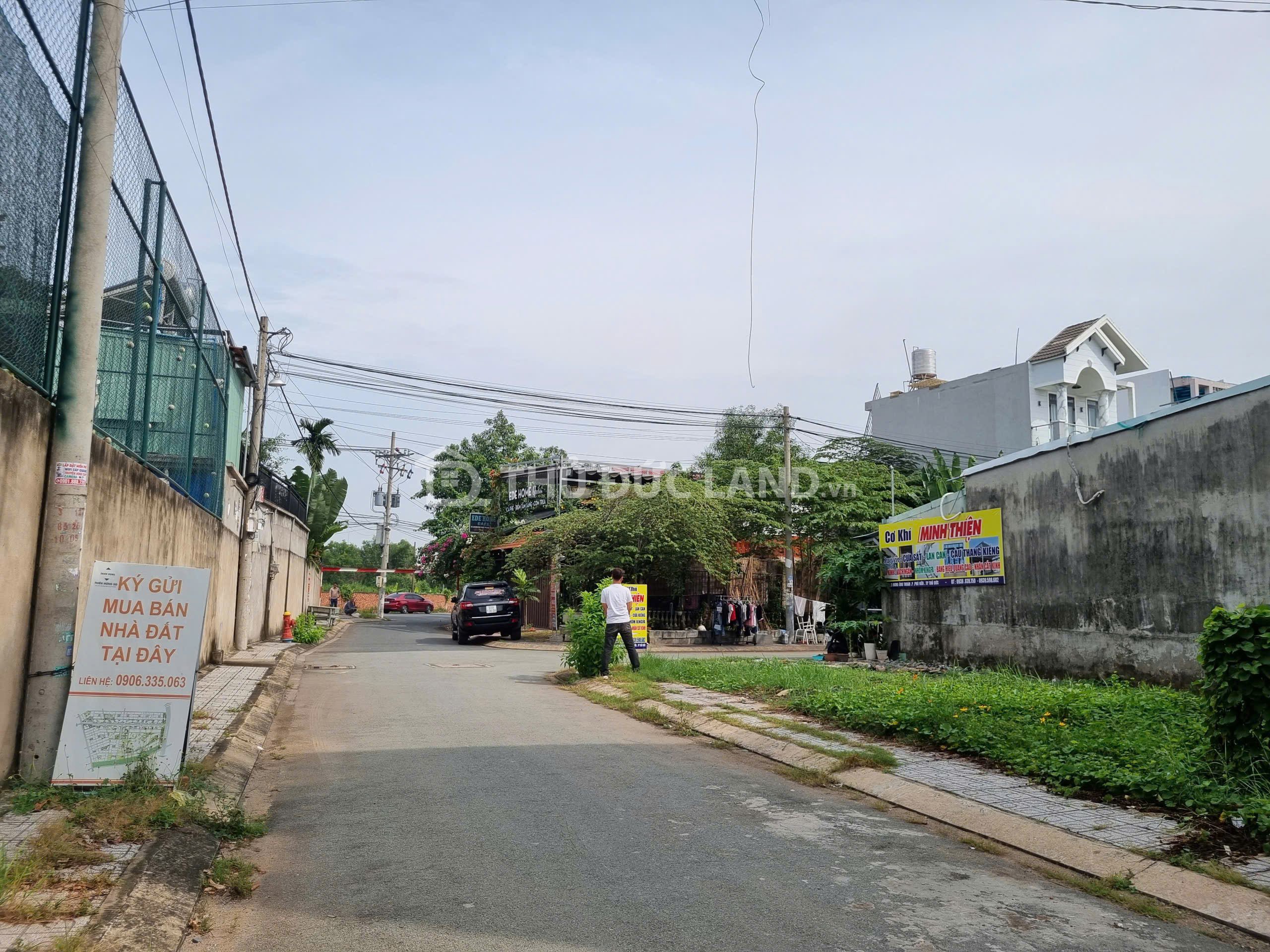 Bán đất hẻm Phú Hữu (Bưng Ông Thoàn). KDC Samsung Village, 101.5m², mặt tiền 5.2m, sổ hồng riêng