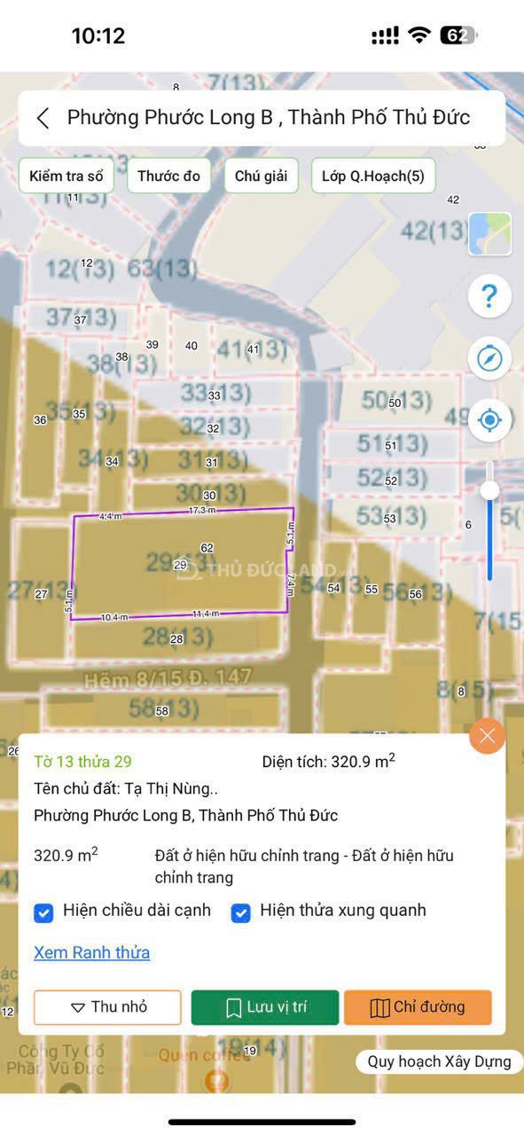 Bán đất hẻm Đường 147 Phước Long B, DT 154m2 ngang 6.2m, xây 4 lầu, cách Vành Đai 2 30m. - Ảnh 4