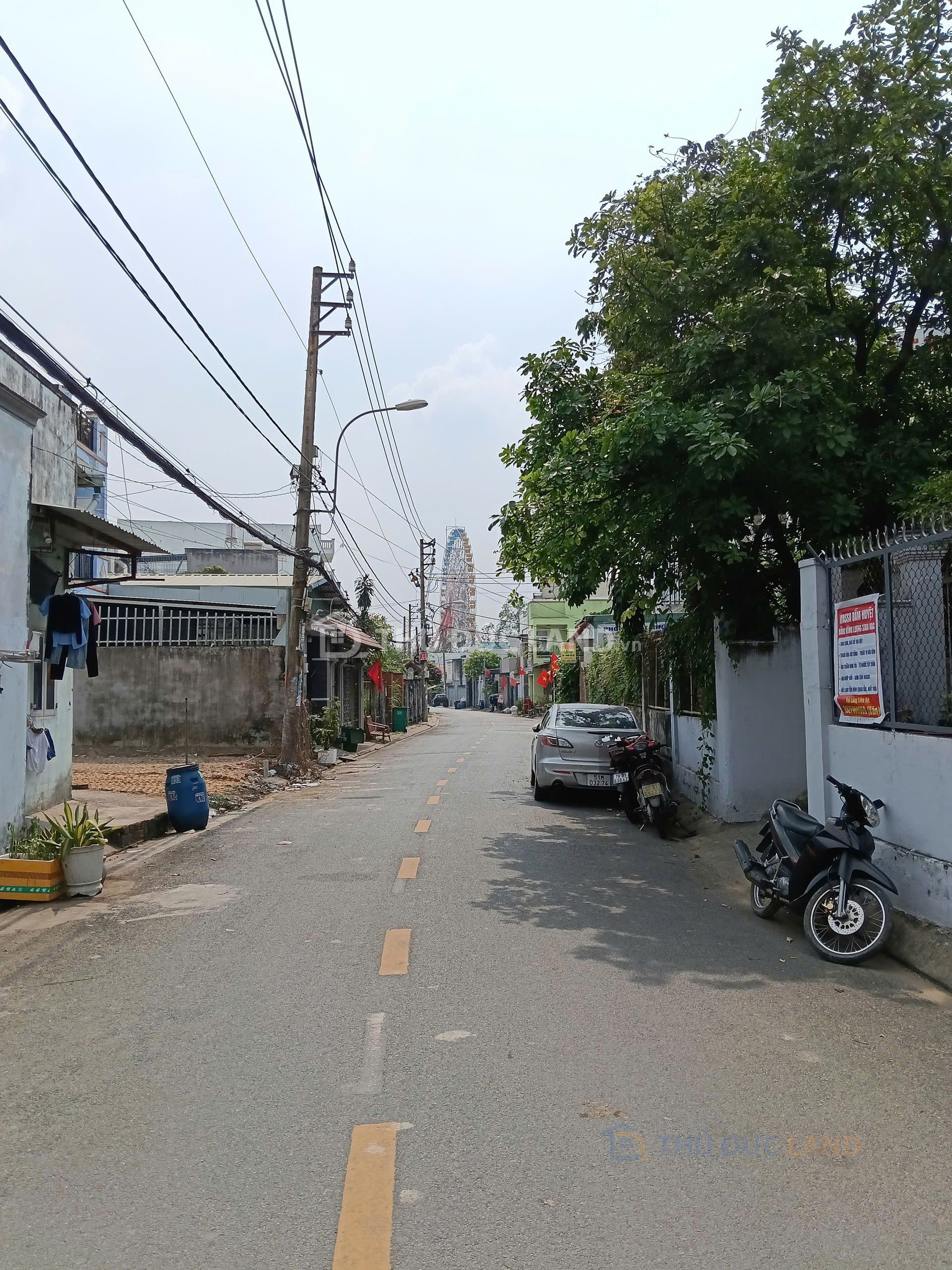 Bán đất mặt tiền Đường 120 Tân Phú, 90.7m², đường 6.7m, sổ chính chủ, giá tốt, xây hầm 7 tầng