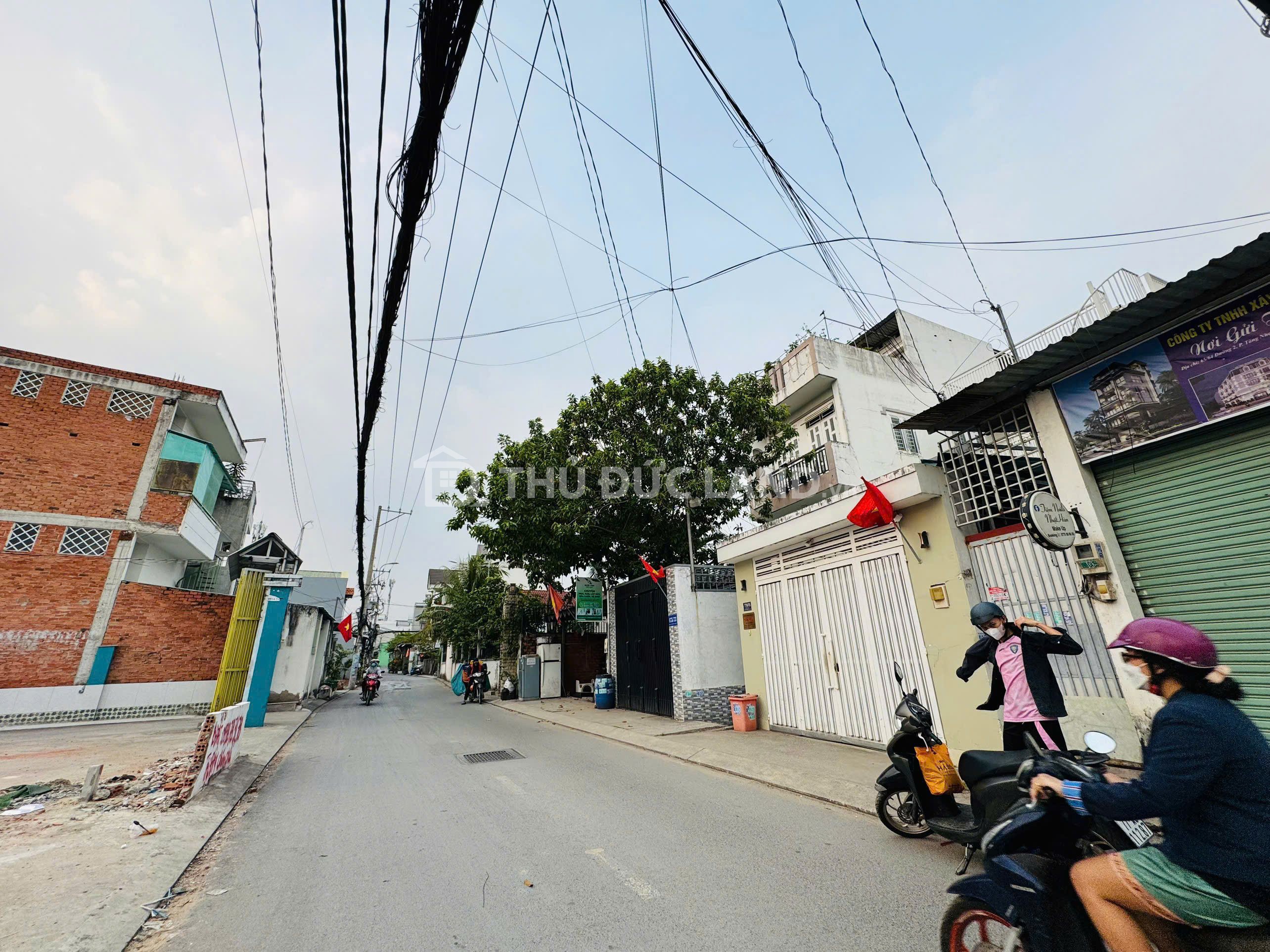 Bán đất hẻm Tăng Nhơn Phú B, 63m² (4m x 15.8m), sổ hồng riêng, đường 6m – tiện ích đầy đủ