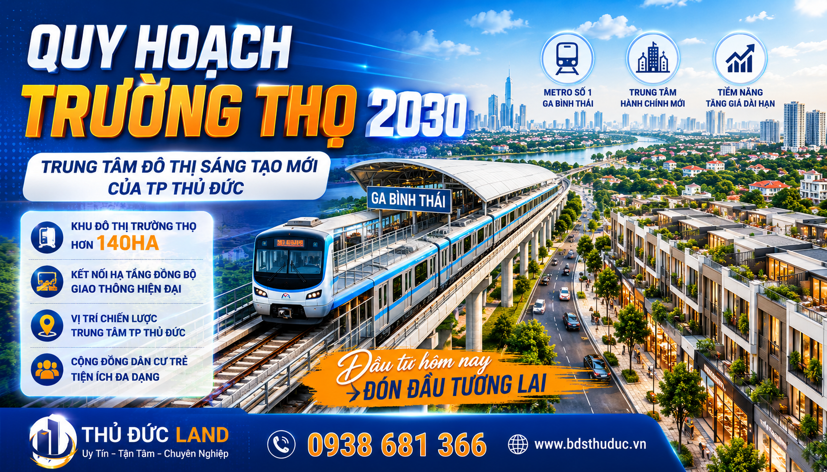 Quy Hoạch Trường Thọ Đến Năm 2030: Toàn Cảnh Khu Đô Thị Sáng Tạo Mới Của TP Thủ Đức