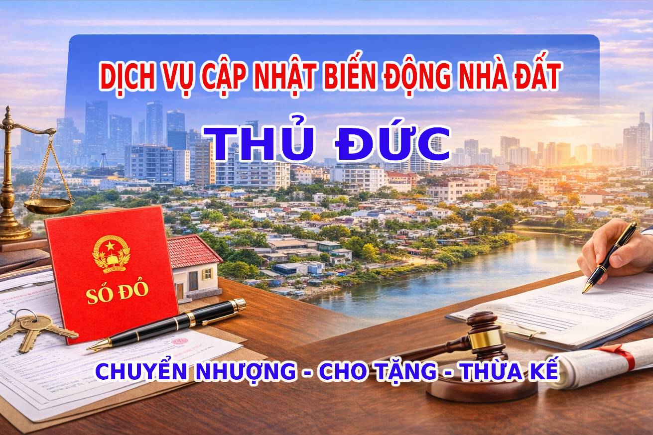 Cập Nhật Biến Động Sang Tên Nhà Đất Thủ Đức 2026 (Chuyển Nhượng – Cho Tặng – Thừa Kế)